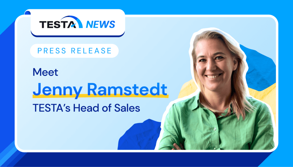 Jenny Reamstedt TESTA Head of Sales