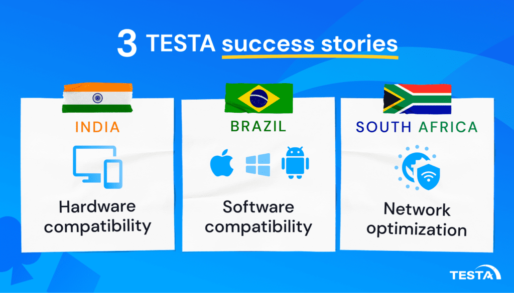 3 TESTA success stories