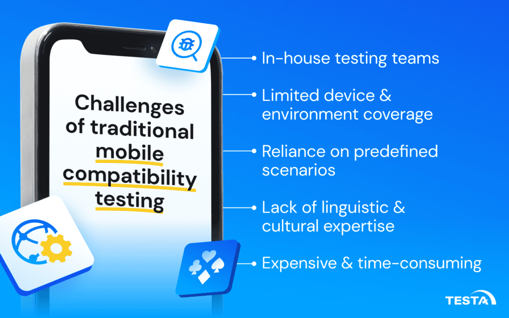 Challenges of traditional mobile compatibility testing